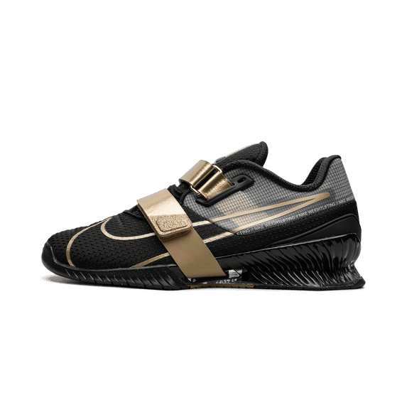 NIKE MENS Romaleos 4 "Black Metallic Gold" CD3463 001 CD3463 001 from Stadium Goods