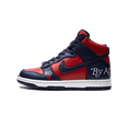 thumbnail image 1 of NIKE MENS SB Dunk High "Supreme - By Any Means - Navy/Red" DN3741 600 from Stadium Goods, 1 of 9