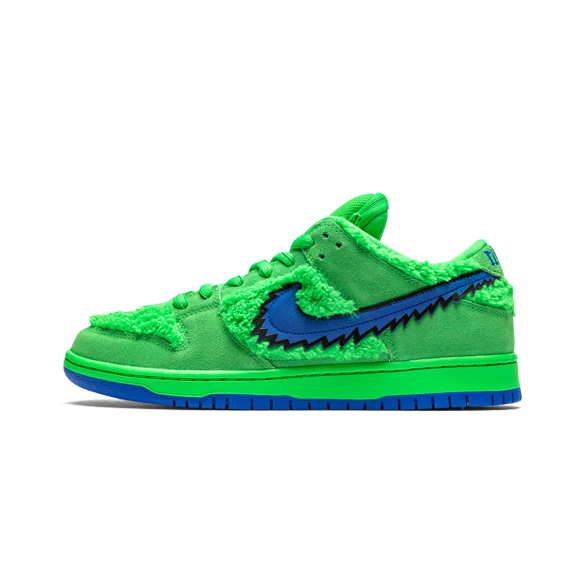NIKE MENS SB Dunk Low "Grateful Dead - Green Bear" CJ5378 300 from Stadium Goods