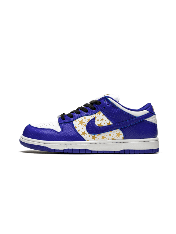 MENS SB Dunk Low "Supreme - Stars - Hyper Blue" DH3228 100 from Stadium Goods