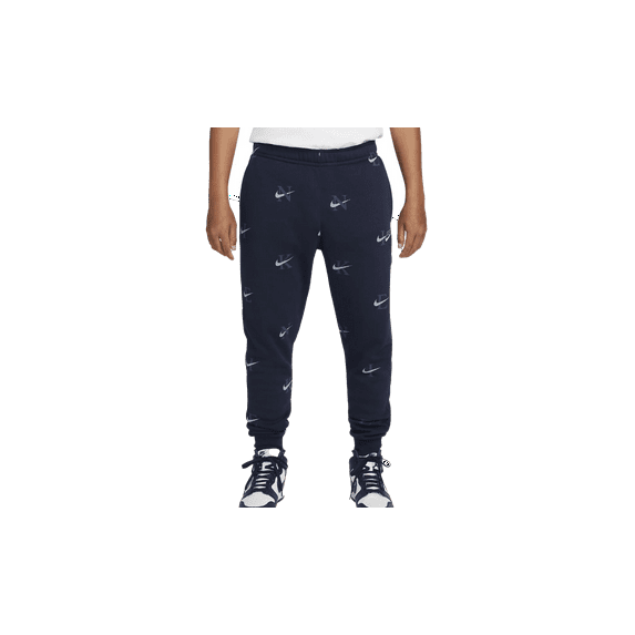 NIKE MENS Sportswear Club Bb Aop Jogger Pants Mens Style "Midnight" DV9611 451 DV9611 451 from Stadium Goods