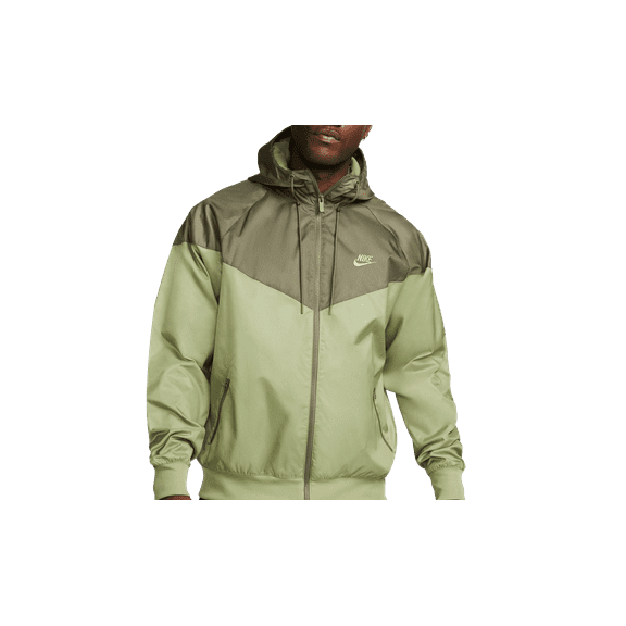 NIKE MENS Sportswear Hooded Windrunner Jacket "Green" DA0001 334 from Stadium Goods