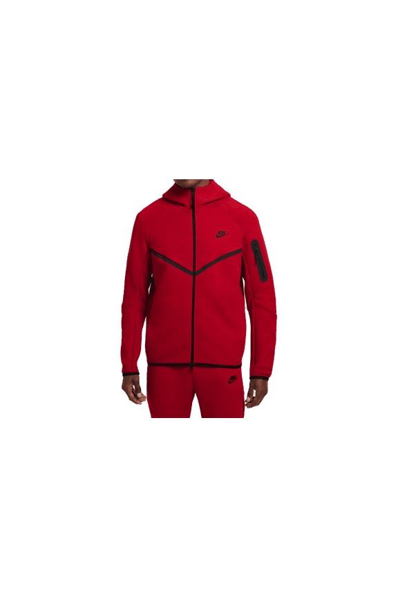MENS Sportswear Tech Fleece Windrunner Full-zip Hoodie "GYM RED/BLACK" HV0949 687 from Stadium Goods