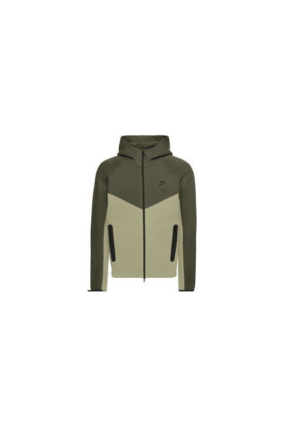 MENS Sportswear Tech Fleece Windrunner Full-zip Hoodie "Neutral Olive/Medium Olive/Black" FB7921 276 from Stadium Goods