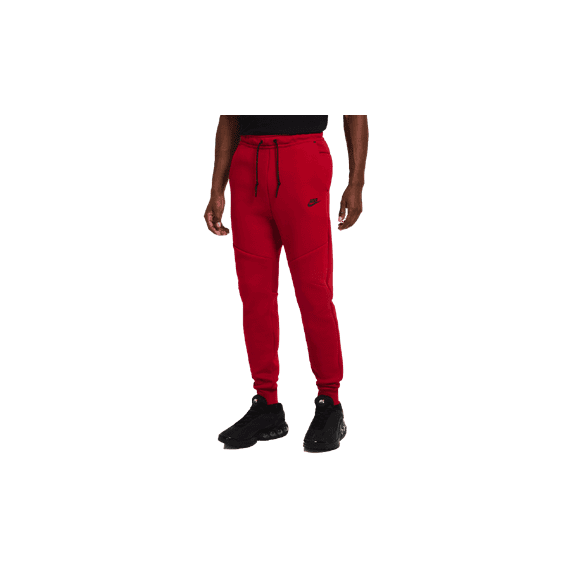 NIKE MENS Tech Fleece Jogger Pants Mens Style "GYM RED/BLACK" HV0959 687 from Stadium Goods
