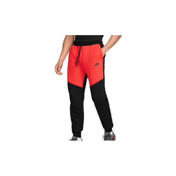 NIKE MENS Tech Fleece Joggers "LIGHT CRIMSON / BLACK / BLACK" HV0959 696 from Stadium Goods