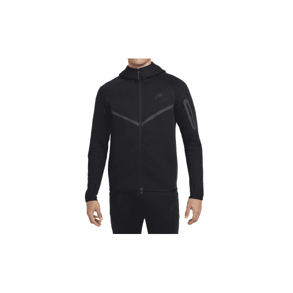 NIKE MENS Tech Men's Full-zip Windrunner Hoodie "BLACK/BLACK" HV0949 010 from Stadium Goods