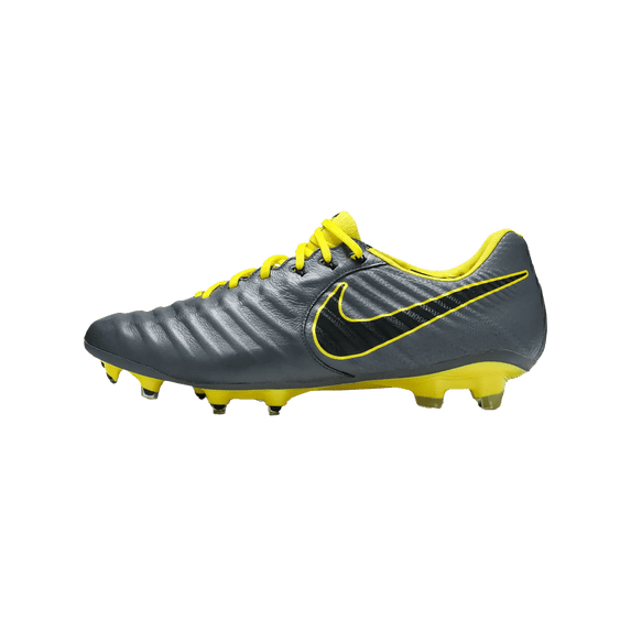 NIKE MENS Tiempo Legend 7 Elite FG "Dark Grey Opti Yellow" AH7238 070 AH7238 070 from Stadium Goods