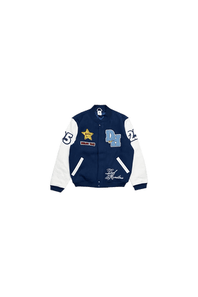 MENS Yu-Gi-Oh! Destroyer Jacket "Blue Void/Off White" N0001 N0001 from Stadium Goods