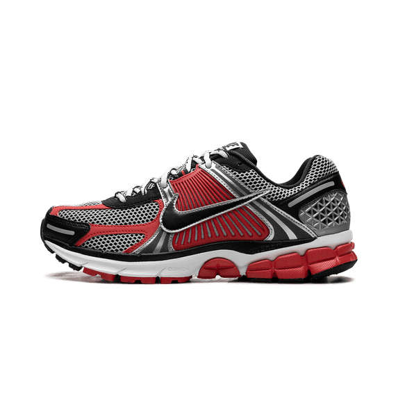 NIKE MENS Zoom Vomero 5 "Metallic Silver University Red" HV0926 095 from Stadium Goods