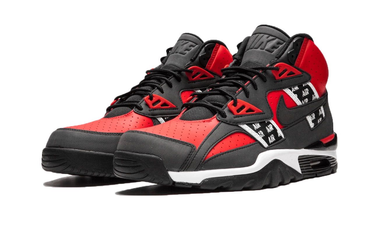 NIKE Men s Air Trainer SC High SOA Speed Red Black White 8.5
