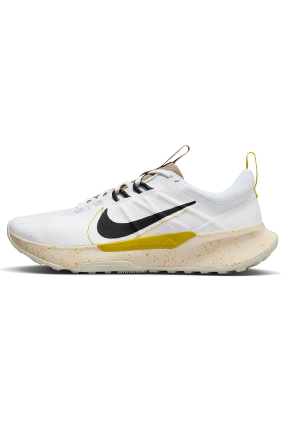 Men's Running Low, White Black Vivid Sulfur Khaki, 9.5