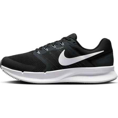 NIKE Men's Sneaker, Black White Dk Smoke Grey, 10