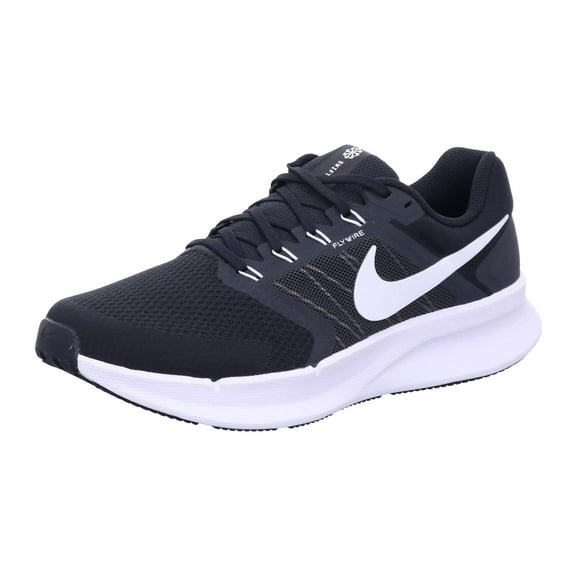 NIKE Men's Sneaker, Black White Dk Smoke Grey, 12