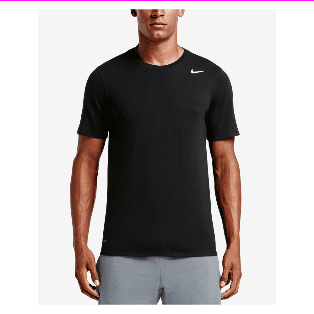 NIKE Men's crew neck Lightweight T Shirt XL/Black - Walmart.com