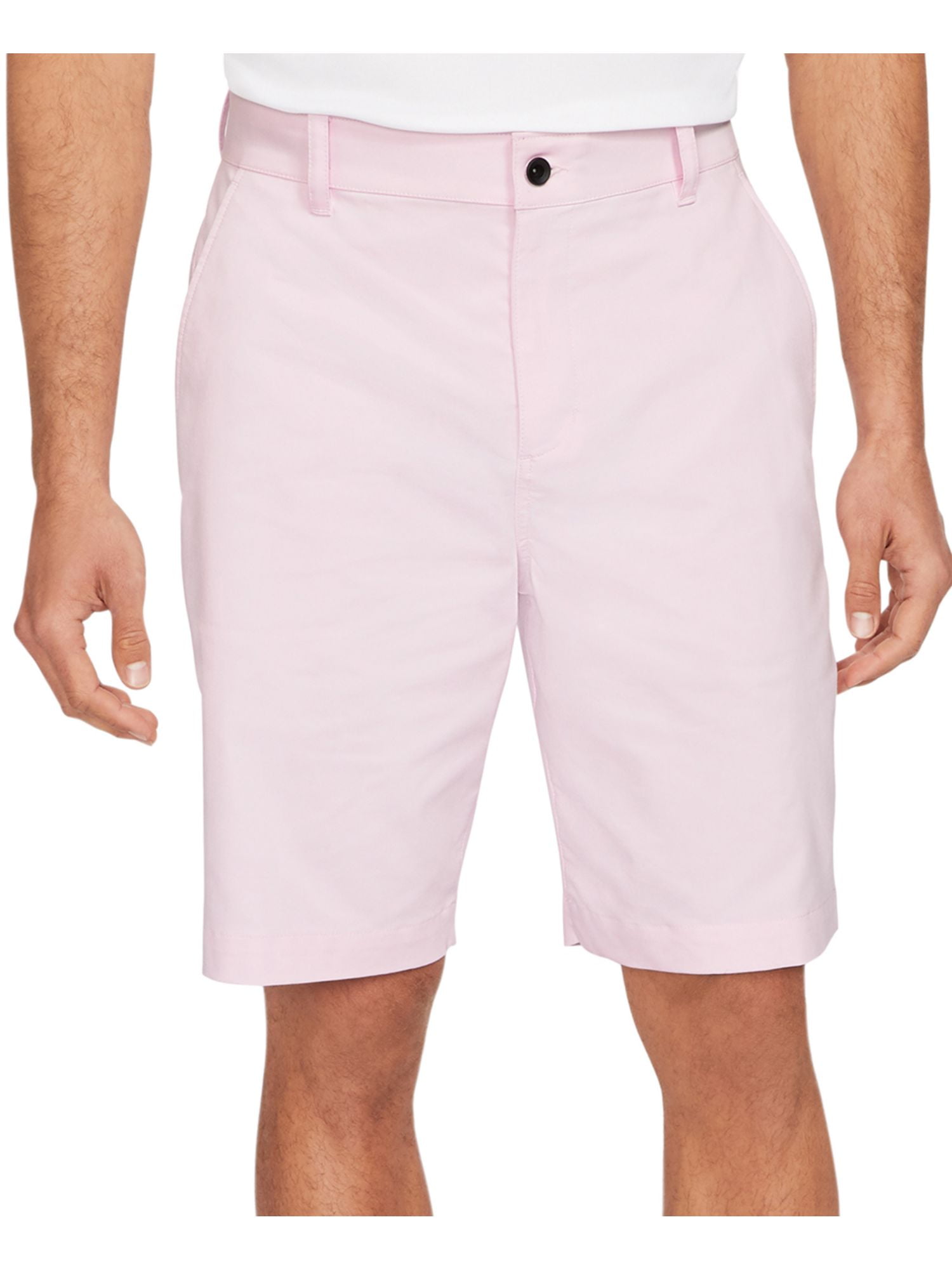 NIKE Mens Golf Pink Classic Fit Moisture Wicking Chino