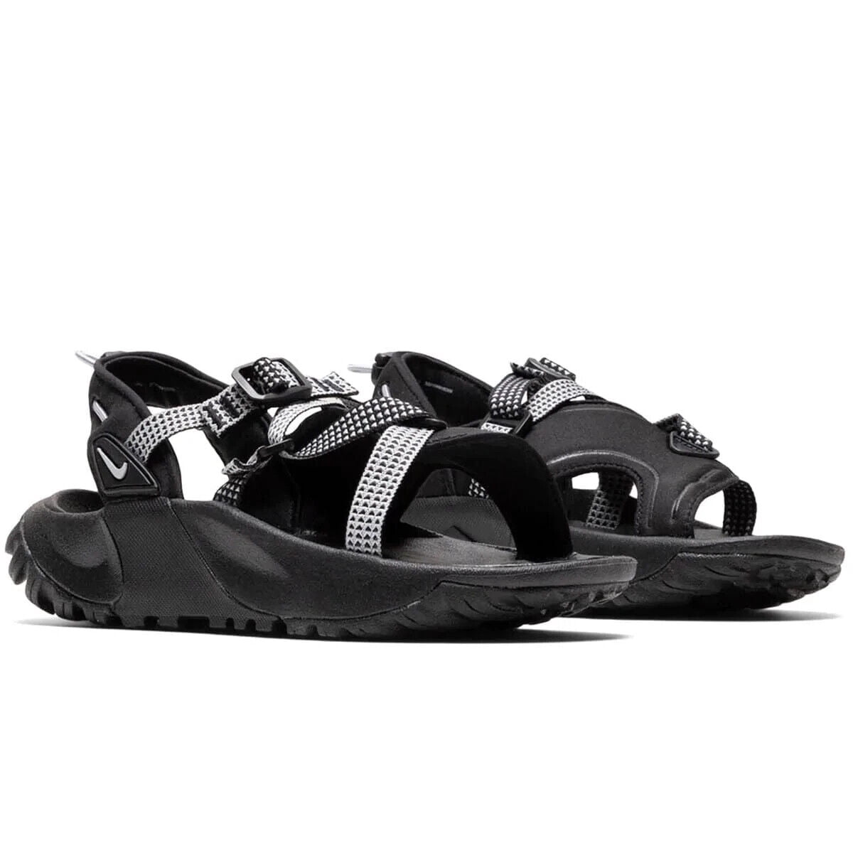 NIKE ONEONTA HIKING SANDALS NA SLIDE SLIPPERS MEN SHOES BLACK/SILVER