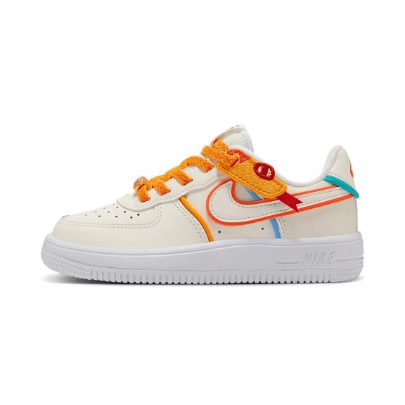 NIKE PRE SCHOOL Force 1 Low LV8 EasyOn PS "Sail White" HV6004 111 HV6004 111 from Stadium Goods