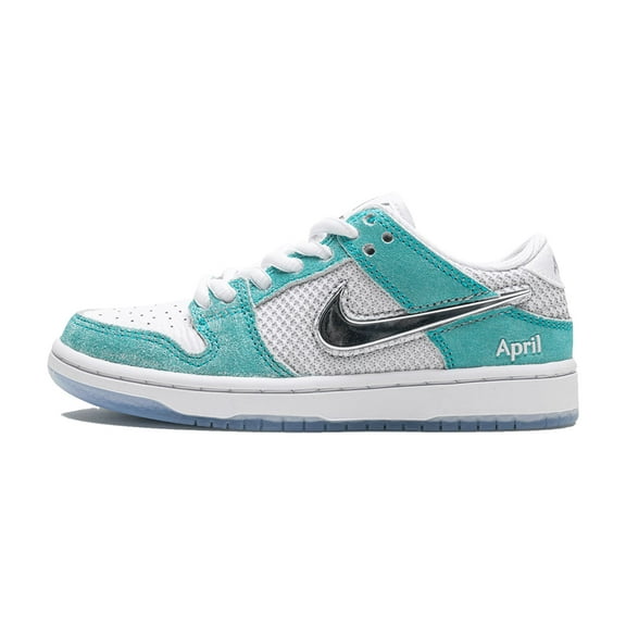 NIKE PRE SCHOOL SB Dunk Low Pro QS PS "April Skateboards" FZ6106 300 from Stadium Goods