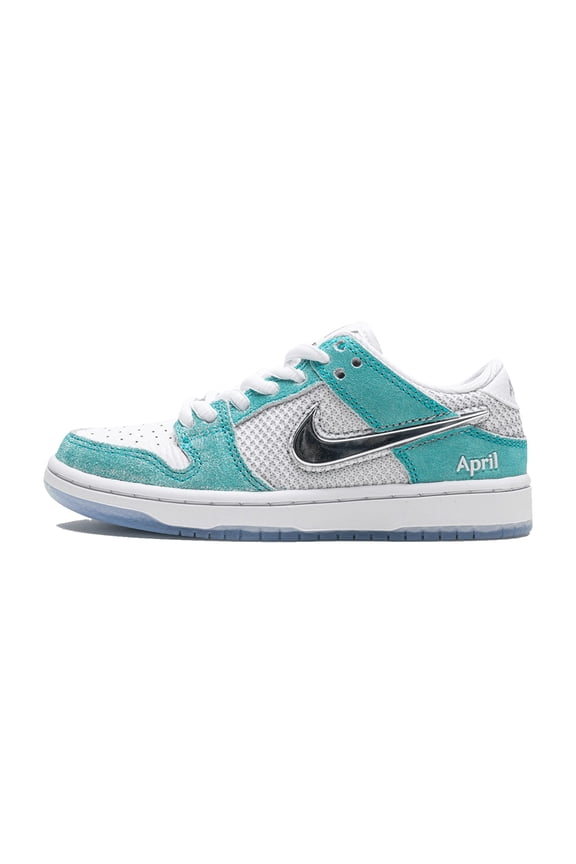 PRE SCHOOL SB Dunk Low Pro QS PS "April Skateboards" FZ6106 300 from Stadium Goods