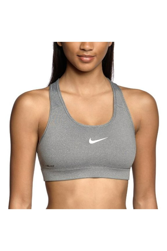 Women's Victory Compression Sports Bra Carbon Heather/Black XS, Removable Pads