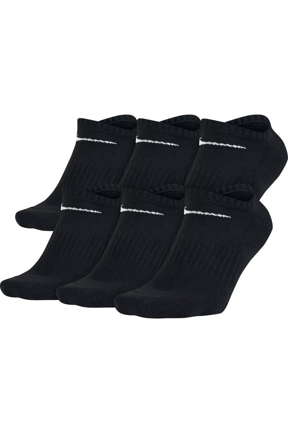 Performance Cushion No-Show Socks with Band 6 Pairs