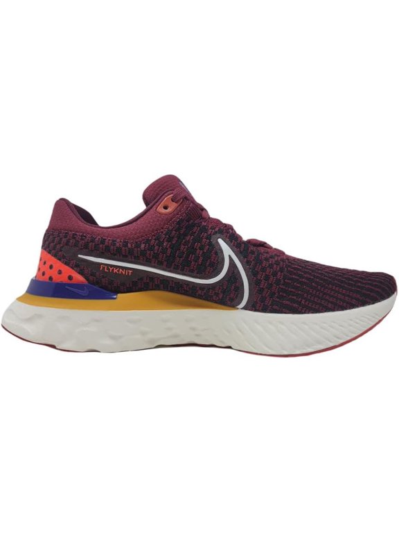 React Infinity Run FK 3 Shoes - Dark White Beetroot University Gold - Size 10.5