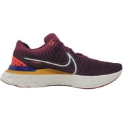NIKE React Infinity Run FK 3 Shoes - Dark White Beetroot University Gold - Size 10.5