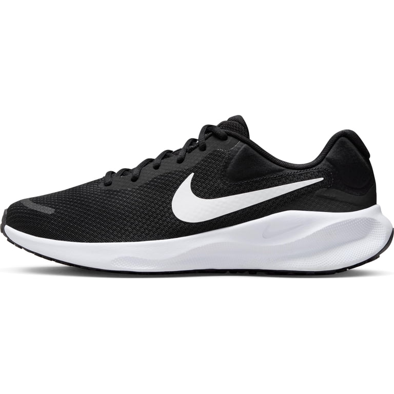 NIKE Revolution 7 Mens FB2207-001 (Black/White), Size 8  display picture 1