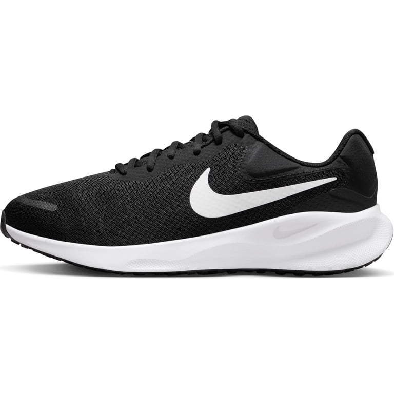 NIKE NEW Men\'s Black and White Running Shoes.Size 12 NIKE Revolution 7 Mens FB2207-001 (Black/White), Size 12  main image 4