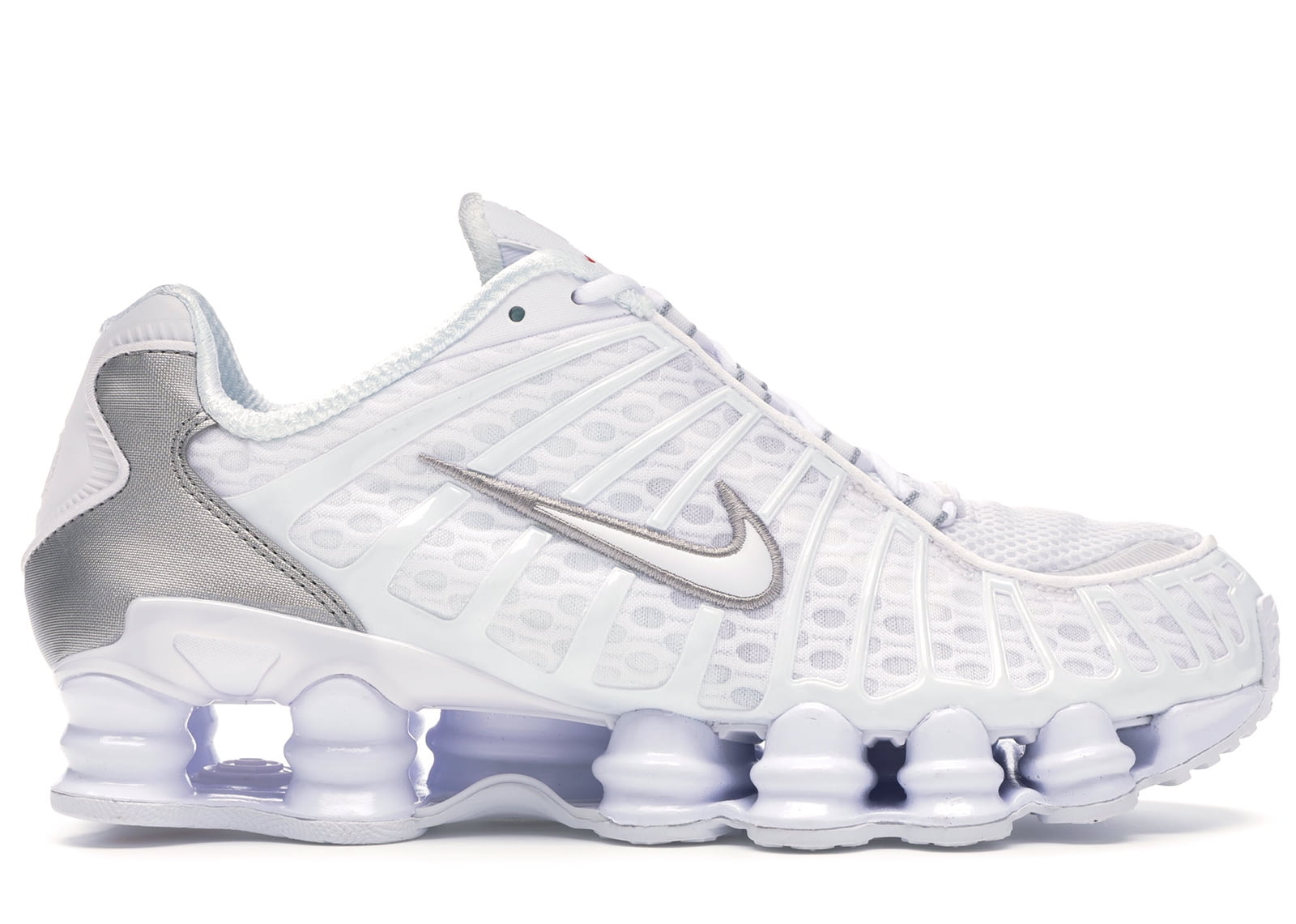 NIKE SHOX TL WHITE METALLIC SILVER - AV3595-100 - Walmart.com