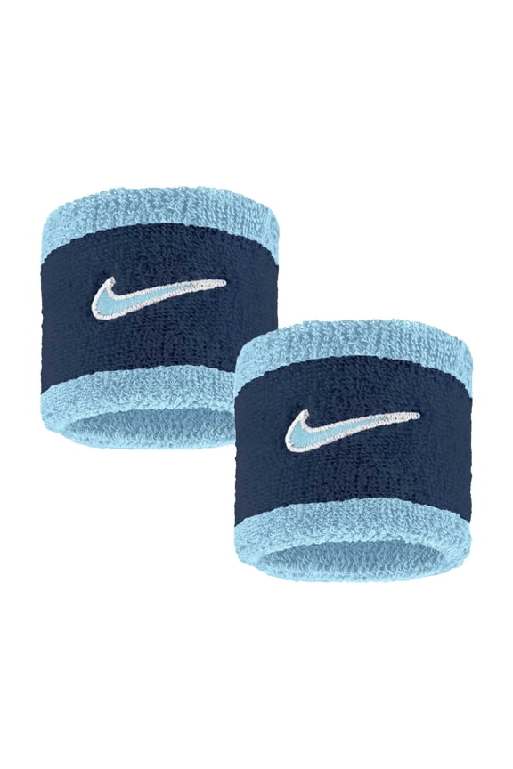 SWOOSH CLASSIC WRISTBANDS 2PK AQUARIUS BLUE