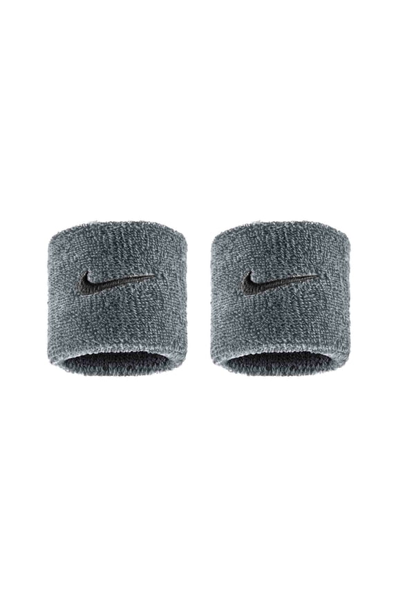 SWOOSH CLASSIC WRISTBANDS 2PK COOL GREY/BLACK