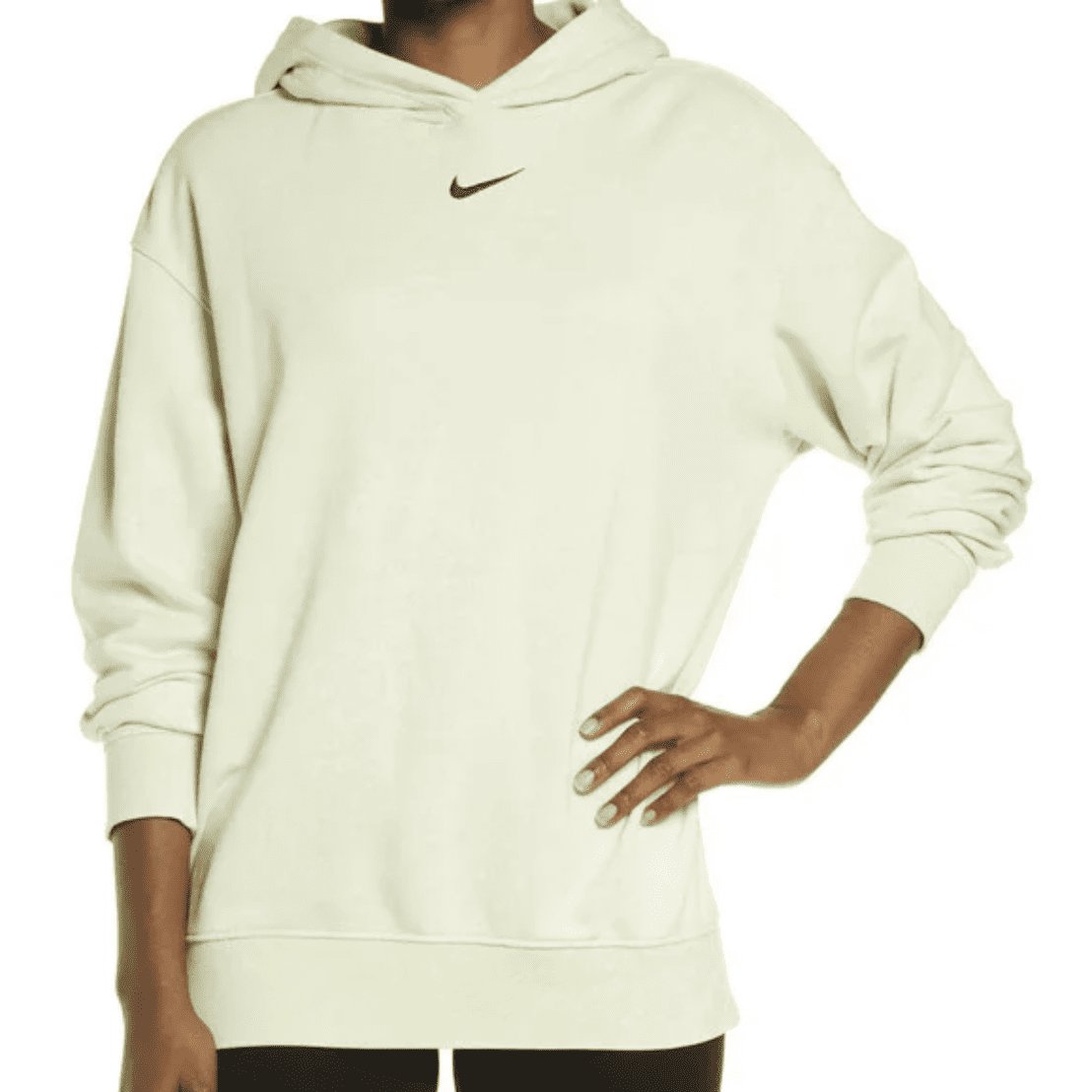 nike sportswear essential collection women's washed fleece hoodie