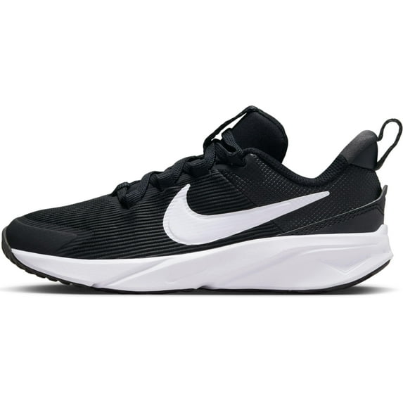 NIKE Star Runner 4 Boys DX7614-001 (Black/White-Anthracite), Size 13
