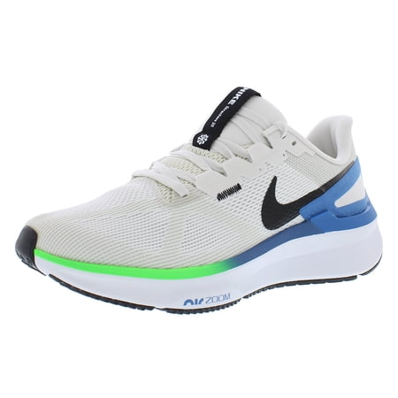 NIKE Structure 25 Men's Road Running Shoes, WHITE/BLACK-PLATINUM TINT-STAR, 7 UK