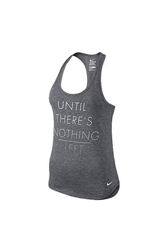 UNTIL THERE'S NOTHING LEFT LADIES TANK MEDIUM