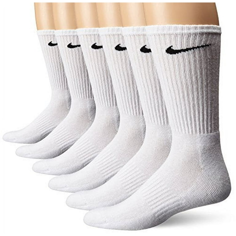 NIKE Unisex Performance Cushion Crew Socks with Band (6 Pairs