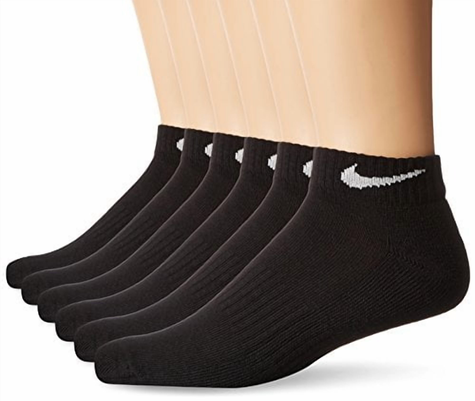 NIKE Unisex Performance Cushion Low Rise Socks with Band (6 Pairs ...