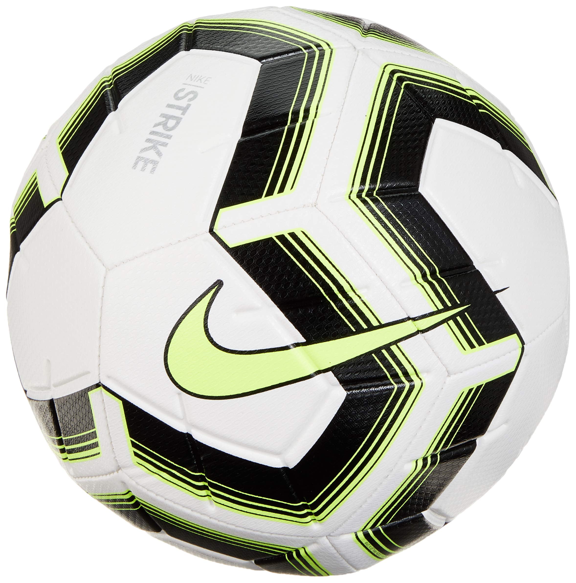 NIKE Unisex's Strik Team Ims Football Training Balls, White/Black/Volt/Volt, 3