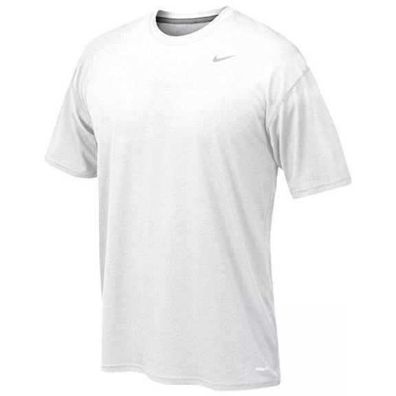 Nike Youth Legend S/S Tee [White/Matte Silver] (M)