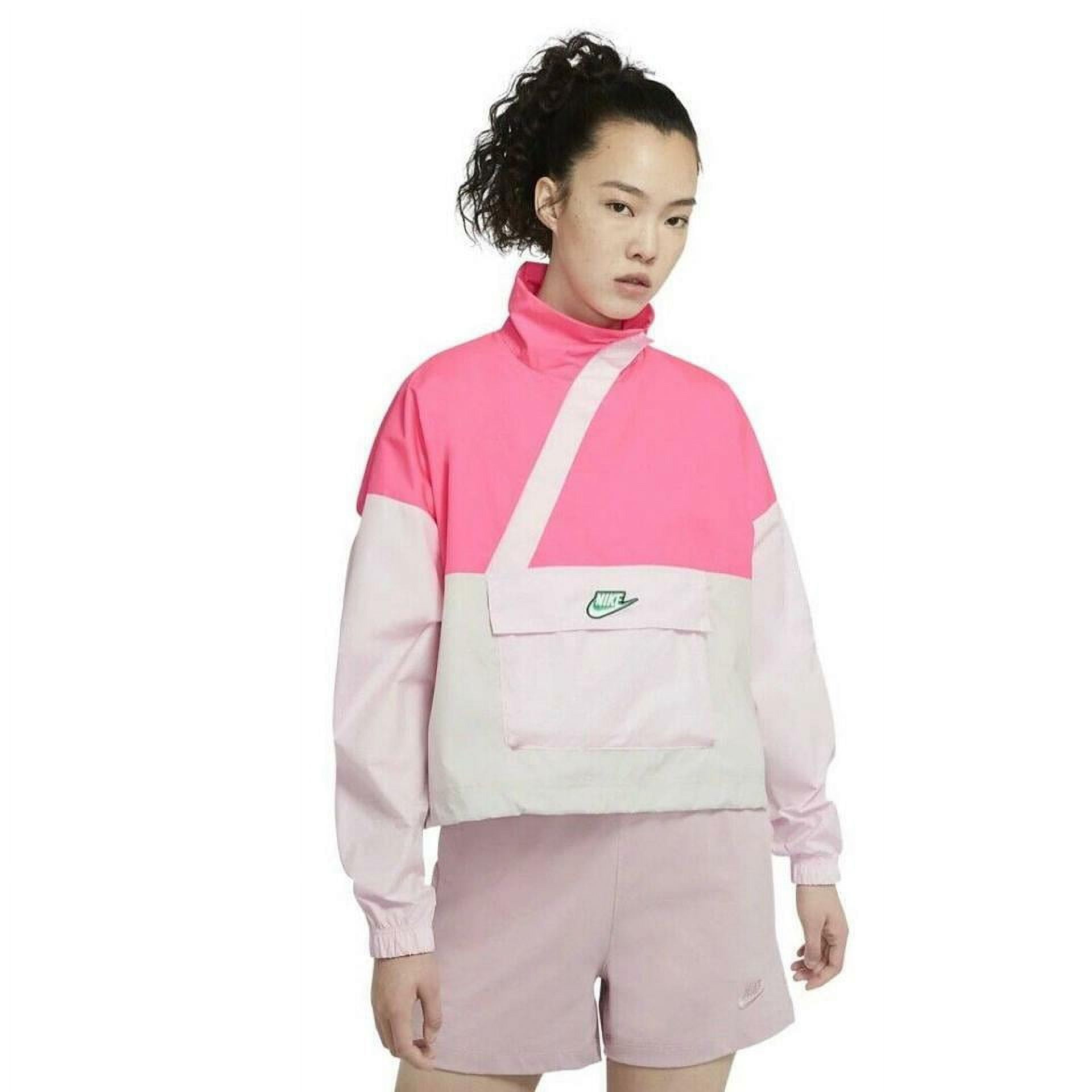 women's woven anorak nike sportswear icon clash