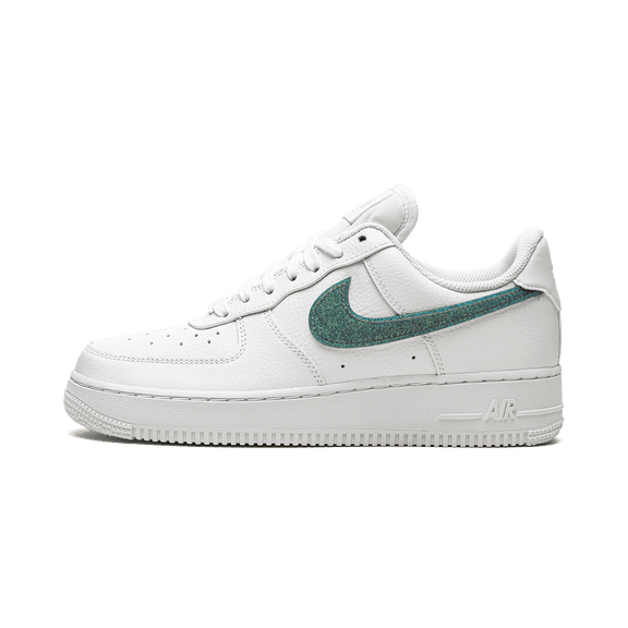 NIKE WOMENS AIR FORCE 1 '07 ESS WMNS "Glitter Swoosh - Celery" DH4407 100 from Stadium Goods