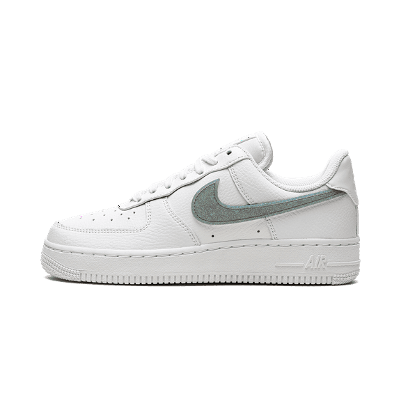 NIKE WOMENS AIR FORCE 1 '07 ESS WMNS "Glitter Swoosh" DH4407 101 from Stadium Goods