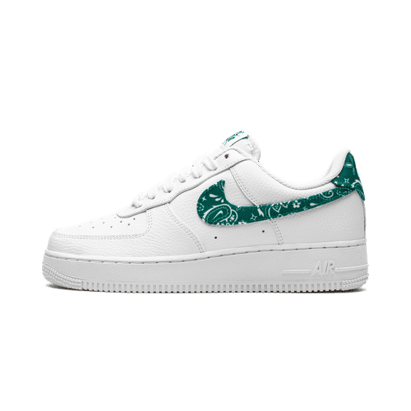 NIKE WOMENS AIR FORCE 1 LO '07 ESSEN MNS Womens "Green Paisley" DH4406 102 DH4406 102 from Stadium Goods