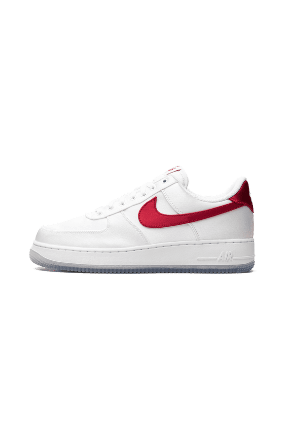 WOMENS AIR FORCE 1 LO '07 Womens "Satin White Varsity Red" DX6541 100 DX6541 100 from Stadium Goods