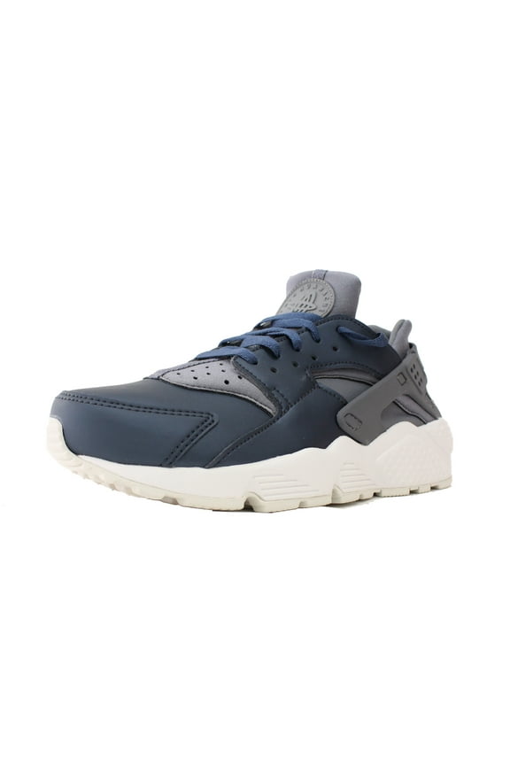 WOMENS AIR HUARACHE RUN PREMIUM 5.5 METALLIC NAVY GREY WHITE AA0523 001