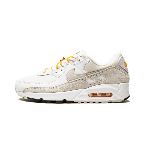 NIKE WOMENS AIR MAX 90 NMS WMNS "Light Bone University Gold" DA8709 100 from Stadium Goods