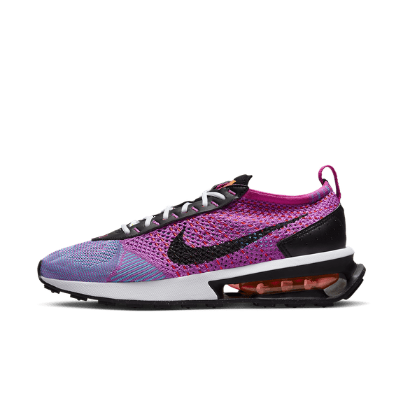 NIKE WOMENS AIR MAX FLYKNIT RACER Womens "FUCHSIA DREAM/BLACK/BALTIC BLUE/VIVID ORANGE" FD0822 500 FD0822 500 from Stadium Goods