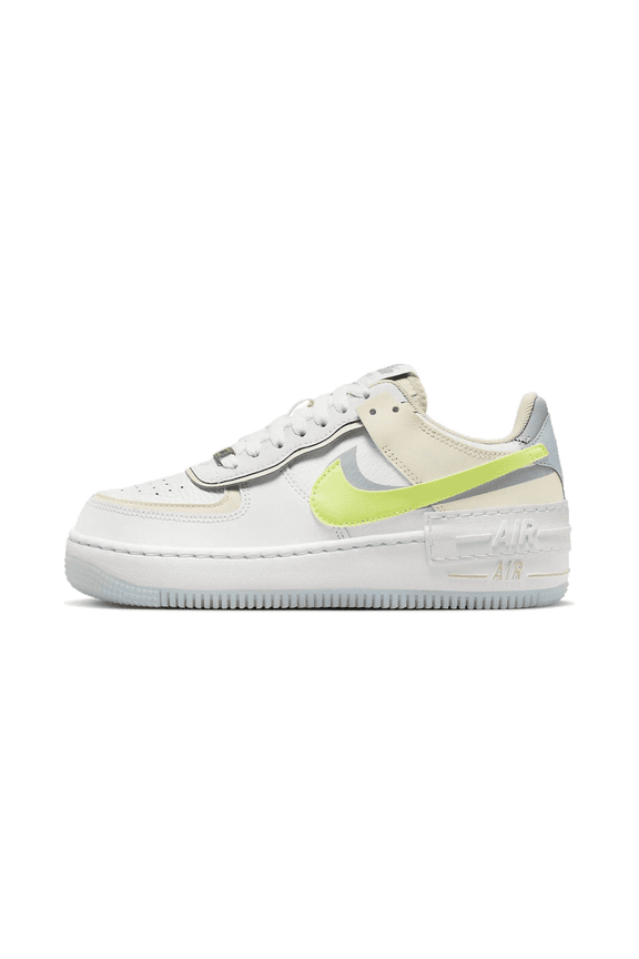 WOMENS Air Force 1 Shadow Wmns "White / Lemon Twist" FB7582 100 FB7582 100 from Stadium Goods